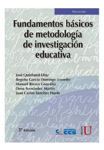 Fundamentos Basicos De Metodologia De Investigacion Educativ