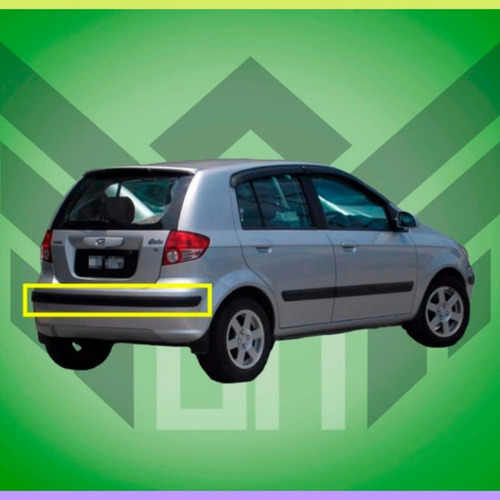 Platina Trasera Parachoque Hyundai Getz Brisa