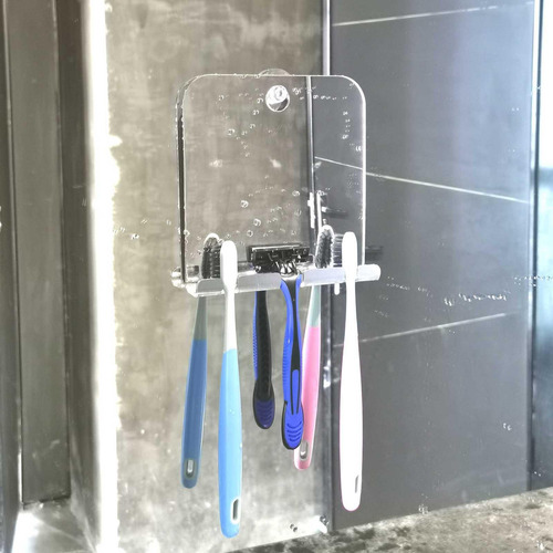 Espejo De Afeitar Portátil Irrompible Para Ducha