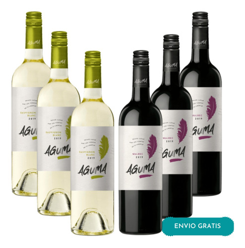 Vino Aguma Mix X6 Envio Gratis    Casa Vitivinicola