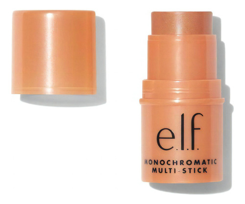 Elf Monochromatic Blush/labial Ojos, Mejillas Y Labios Tono Del Maquillaje Glowing Mango