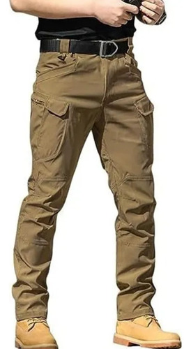 Pantalón Táctico Fuerzas Impermeables Cargo Multi Bolsillo