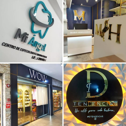 Logos Corporeos, Avisos, Neon Flex En Acrilico, Mdf, Vinil.