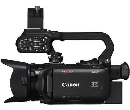 Filmadora Canon Xa45 Uhd 4k Profissional Zoom Óptico 20x Hd