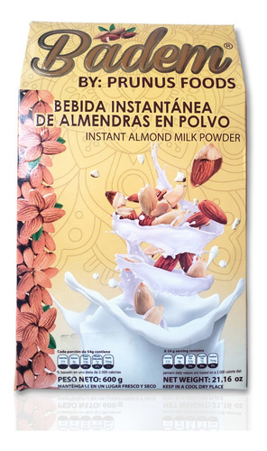 Leche De Almendras 600gr - g a $60