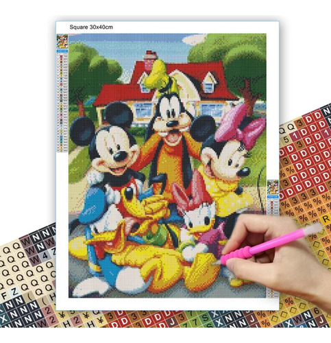 Puzzle 5d - Pintura Com Diamantes - Dog Club