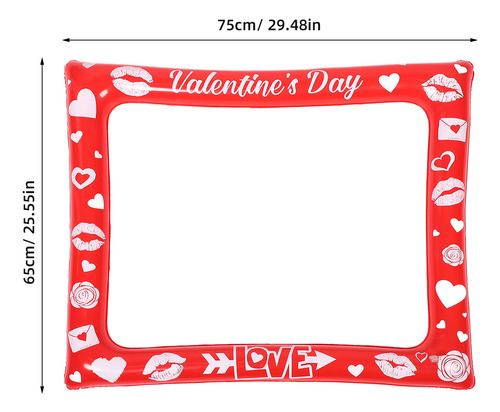 Marco De Fotos Inflable Para El Día De San Valentín Para Fot