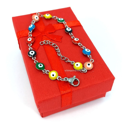 Pulsera Acero -  Ojo Turco  - Protector - M1 Colores