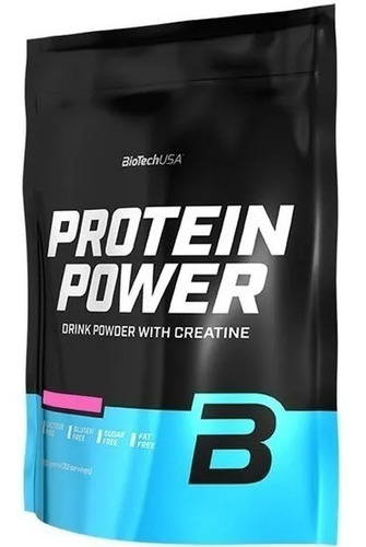Protein Power Con Creatina - Biotechusa - 1 Kilo - Frutilla