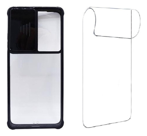 Carcasa Para Samsung S21 Ultra Cover Camara + Film Hidrogel