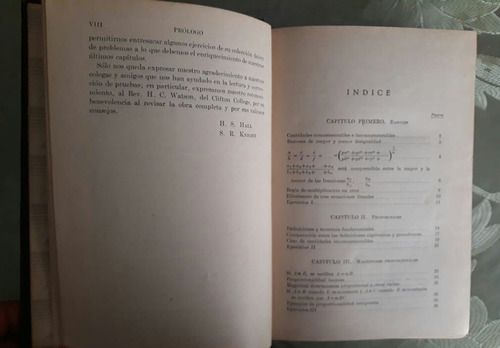 Álgebra Superior Hall Y Knight Primer Edición Uteha (Usado)