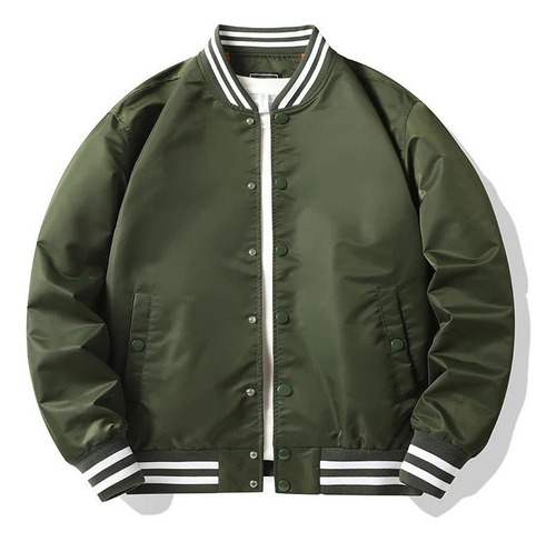 Chaqueta Bomber De Béisbol Para Hombre