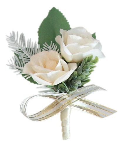 Decoración Novia Ramillete Ojal Rosa Flor Favor