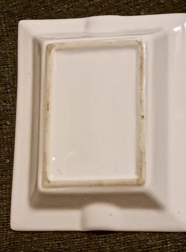 Cenicero Porcelana Comprado En El Corte Inglés De Madrid C81 (Usado)