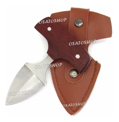 comprar Faca Push T Dagger Fulltang Cabo De Madeira, Bainha Cinto