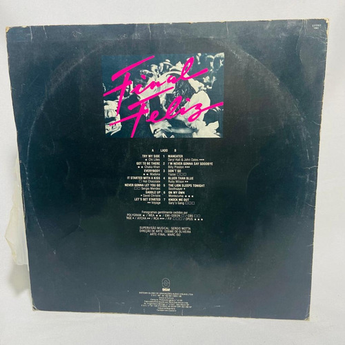 Lp Trilha Sonora Internacional Novela Final Feliz - Usado (Usado)