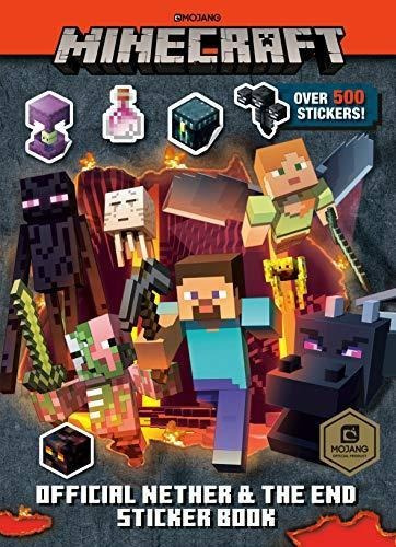 Minecraft Official The Nether And The End Sticker Book (mine
