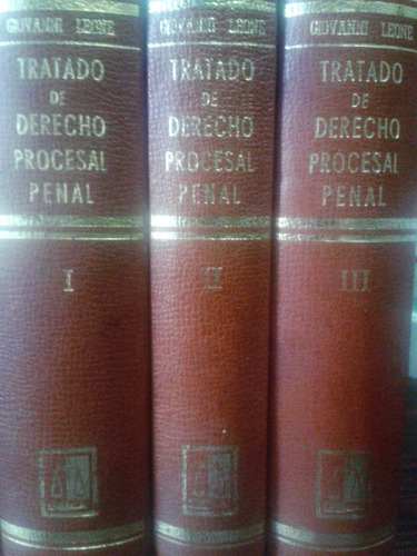 Tratado De Derecho Procesal Penal. 3ts. Giovanni Leone