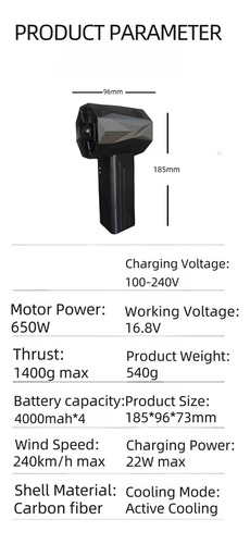 Turboventilador De Alta Velocidad F4650w X- Pro X64 Violent