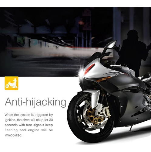 Alarma Para Moto Doble Via Incluye Instalacion Garantizada