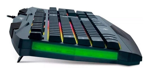 Imagen 3 de 3 de Teclado gamer Genius GX Gaming Scorpion K220 QWERTY español color negro con luz de 7 colores