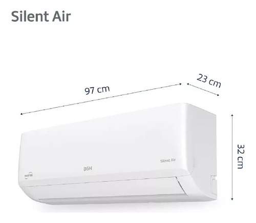 Aire Acondicionado Split F/c Bgh Bsi53wcgt Inverter 4500fr
