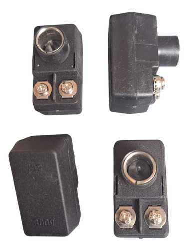 Adaptador Pin Fino Para Antena Tv 300/75 Ohms Pack X 4 Un
