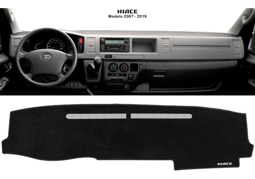 Cubretablero Bordado Toyota Hiace Modelo 2010