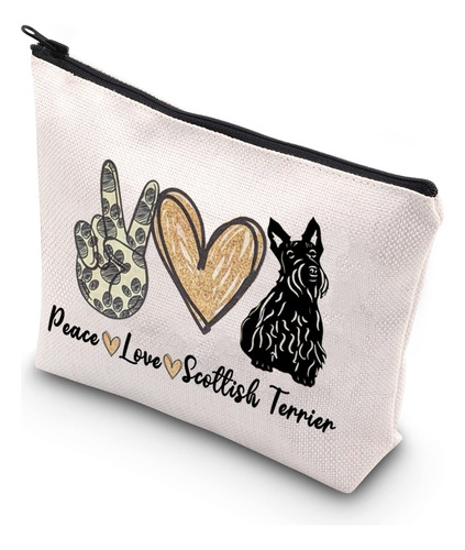 Scottish Terrier Mama Gift Peace Love Scottish Terrier - Bol