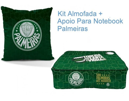 Kit Almofada + Apoio Para Notebook Palmeiras Licenciado