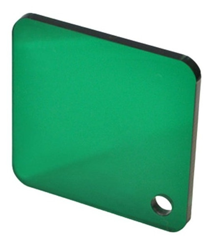 Chapa Placa De Acrílico Puro Cor Verde Esp. 3mm 200x100cm
