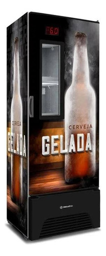 Cervejeira com visor expositor 574L VN50AF optima Metalfrio cor preto
