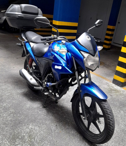 Moto Azul Honda Cb110 Modelo 2015, 63.000km, Placas Bogota