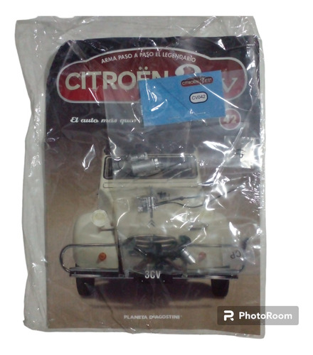 Fascículo + Pieza P/armar Citroen 3 Cv. N 42. Nuevo.