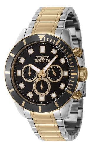 Reloj Para Hombres Invicta Pro Diver 46046 Oro, Acero