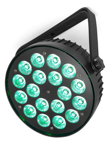 Refletor Par Led Slim 18x15w Rgbwa-uv Dj Festas Strobo Dmx 127/220V