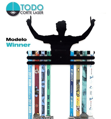 Imagen 2 de 4 de Medallero Running Atletismo Deportivo Modelo Winner