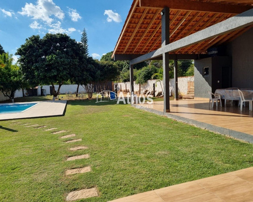 Imagem 9 de 24 de Chácara Com 1.000m², 2 Dormitórios, Wc. Social, Sala, Cozinha Gourmet, Piscina, Poço, Água Encanada, Portão Eletronico. Excelente Localização. - Ch00304 - 69879571