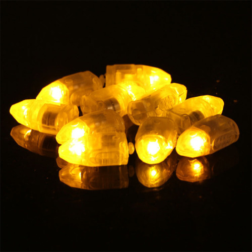 100 Pzs Mini Luces Led Redondas De Globos De Luz De Blanco