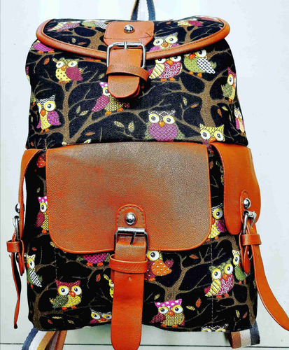 Mochila Urbana Chill Out Buho 30l Mujer Lona