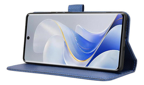 Funda For Vivo V40 5g Tarjetero Soporte Magnético Billetera