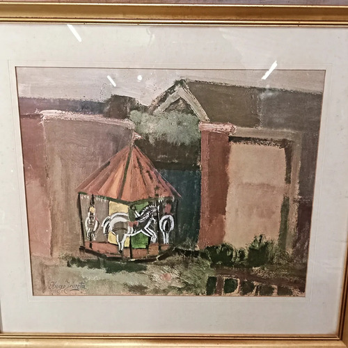Serigrafía Del Autor Hugo Irureta (Usado)