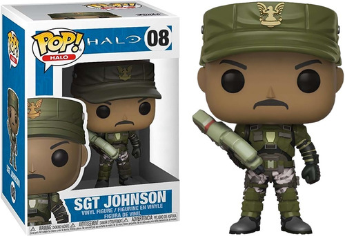 Funko Pop Halo Sgt Johnson #08