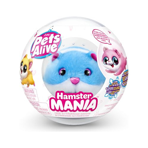 Pets Alive Hamstermania (azul) De Zuru Hamster, Mascota Elec