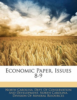 Libro Economic Paper, Issues 8-9 - North Carolina Dept Of...