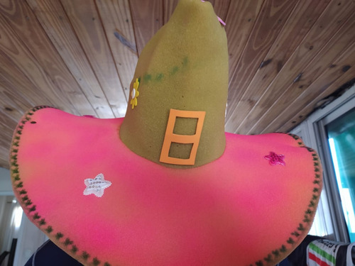 Sombrero De Bruja De Goma Espuma (Usado)