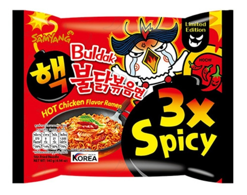 Imagen 1 de 1 de Ramen Coreano Hot Chicken 3x Triple Picante Importado