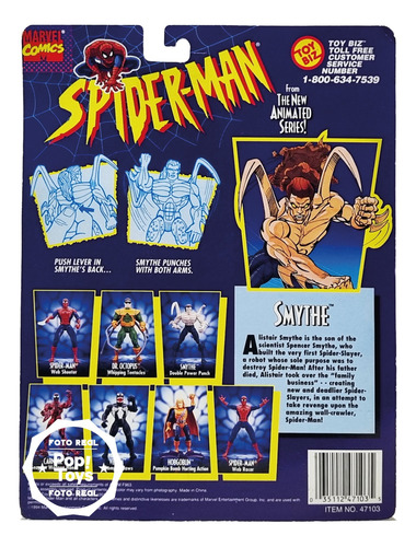 Toy Biz - 1994 - Spider-man - The New Animated Series Smythe