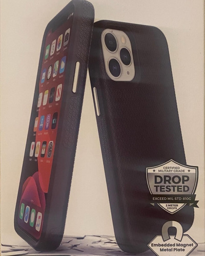 Funda Prodigee Rockee Para iPhone 13 Pro Color Negra