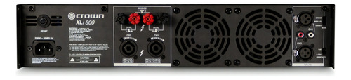 Amplificador de audio Crown XLI800 negro 200W